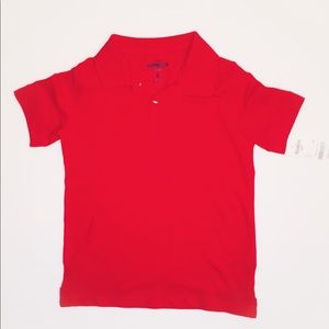 NEW OSHKOSH B’GOSH Red Polo Collared Shirt-Size 6